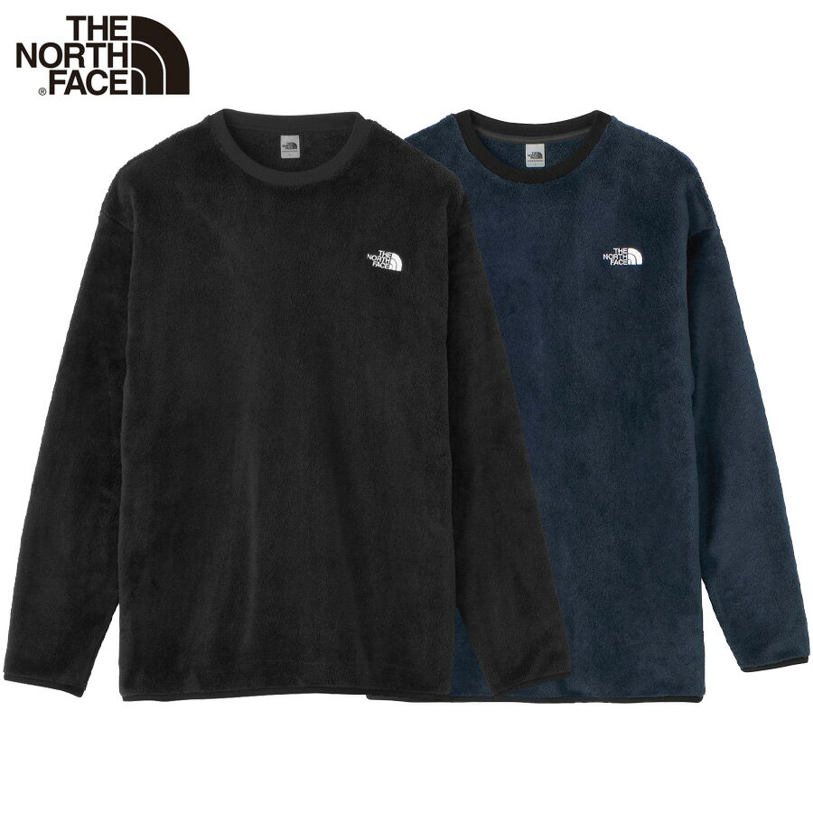 楽天CASSETTE　PUNCHザ・ノース・フェイス THE NORTH FACE バーサミッド クルー フリース メンズ レディース トップス 長袖シャツ 保温 防寒 トレーニング アウトドア ブラック ネイビー NA72480 大きい サイズ ノースフェイス カジュアル アウトドア キャンプ プレゼント ギフト