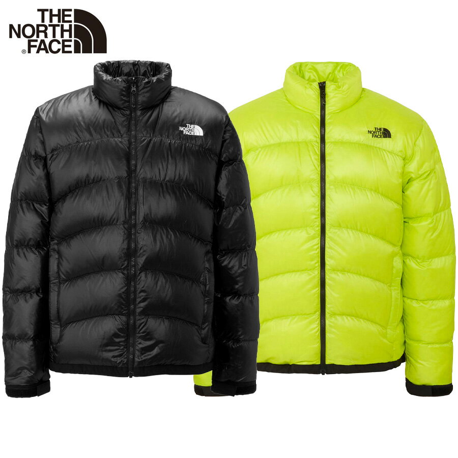 楽天CASSETTE　PUNCHザ・ノース・フェイス ダウン ジャケット アウター THE NORTH FACE ジップインジップ アコンカグアジャケット ダウンジャケット メンズ レディース 光電子 撥水 ブラック フィズライム タウンユース 大きい サイズ 通勤 通学 ギフト プレゼント ND92451