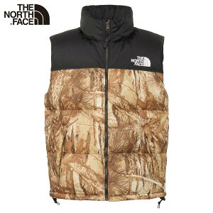 ザ・ノース・フェイス ベスト ヌプシ ダウンベスト THE NORTH FACE ノベルティーヌプシベスト ダウン メンズ レディース 撥水 防寒 軽量 フォレストフロア 大きい サイズ ストリート カジュアル アウトドア ファッション NUPTSE VEST ギフト プレゼント ND92558