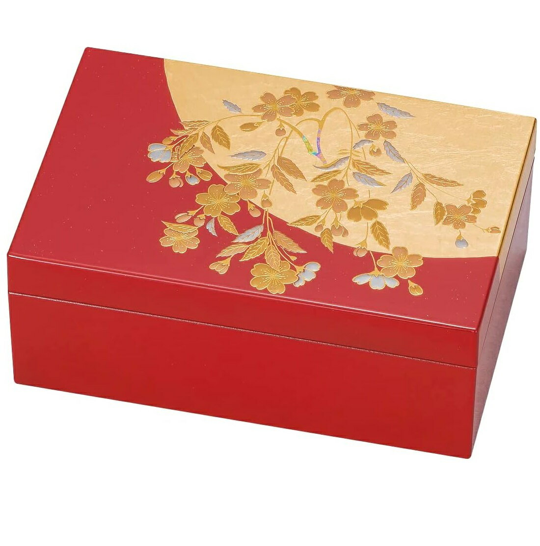 山中漆器 山中塗 漆芸プチアクセサリーBOX さくら