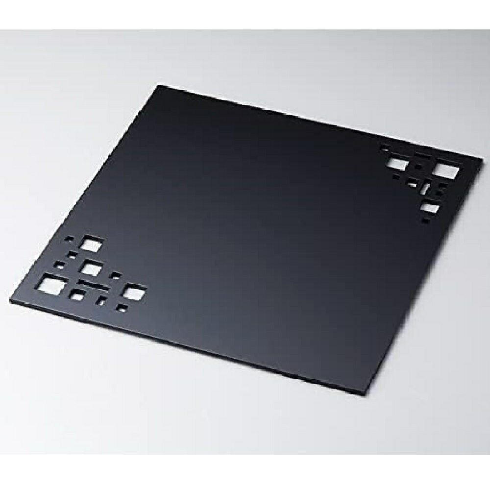 越前漆器 越前塗り スクエアマット (黒)