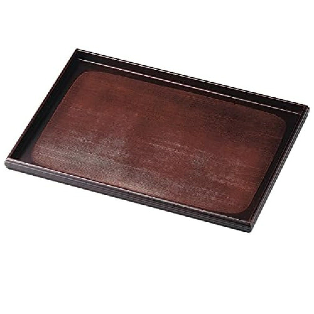 越前漆器 越前塗り 布目 尺3長角卓上膳 溜