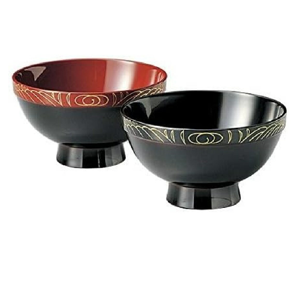 樂天商城 - 越前漆器 越前塗り 彩波 睦美椀 白檀