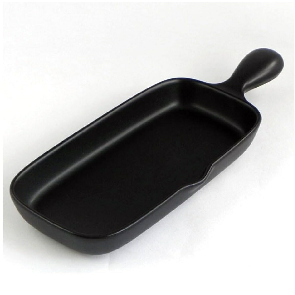 萬古焼 耐熱手付プレート (グリルプレート ハーフ)