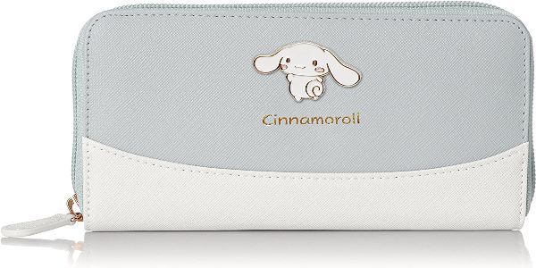サンリオ SANRIO エポメタル　ツートンカラー・ラウンドファスナー長財布 シナモンロール/ポチャッコ/マイメロディー/クロミ　SR12-11＜人気・おすすめ・ギフト・プレゼント・お祝い・記念日・旅行・かわいい・おしゃれ・＞