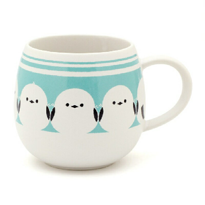 美濃焼 シマエナガ マグカップ ならんで