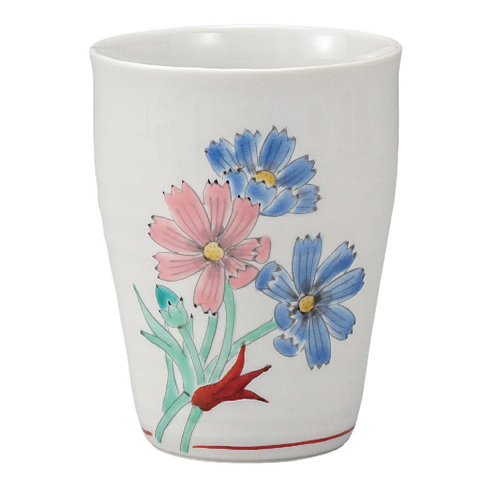 日本の伝統工芸品【九谷焼】フリーカップ コスモス 大志窯(3)