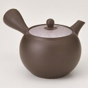 常滑焼 急須【深蒸し急須/帯網茶こし急須】黒泥小丸蓋紫マーブル帯網急須 竹春作