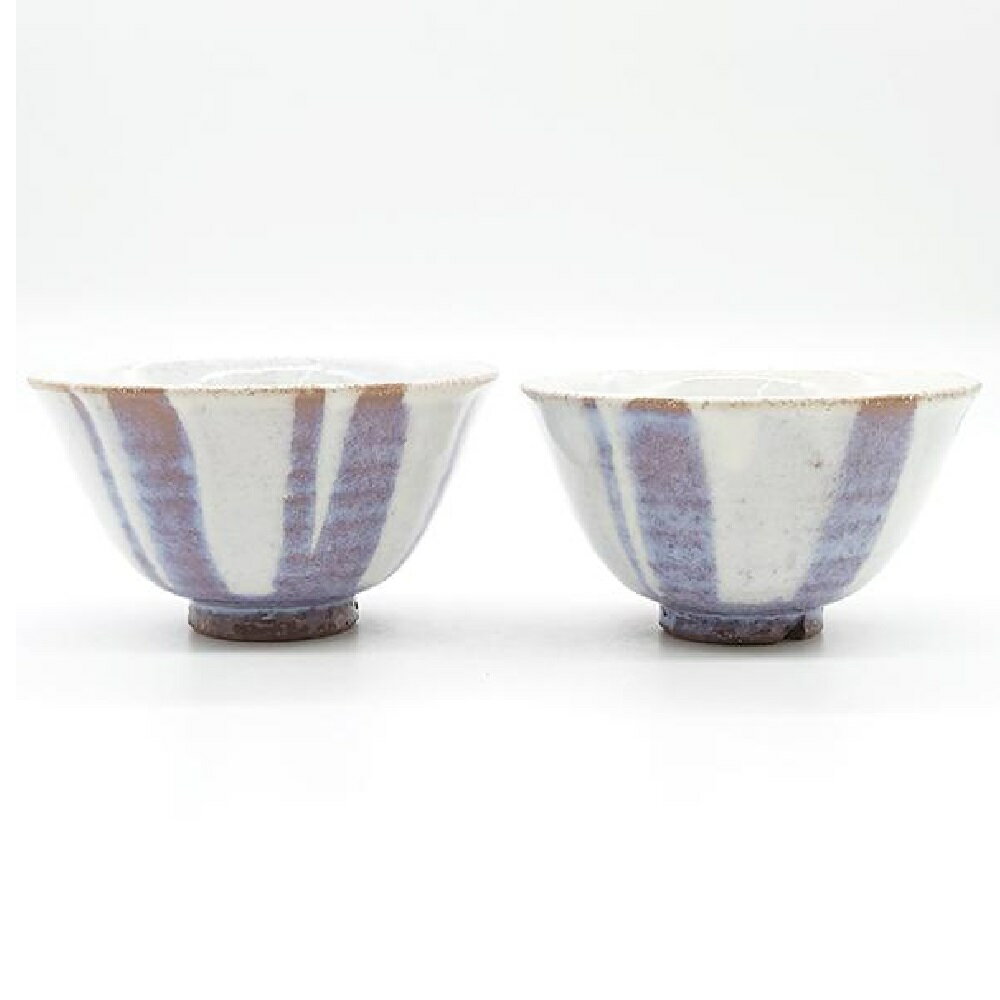 萩焼 服部天龍 十草 夫婦茶碗