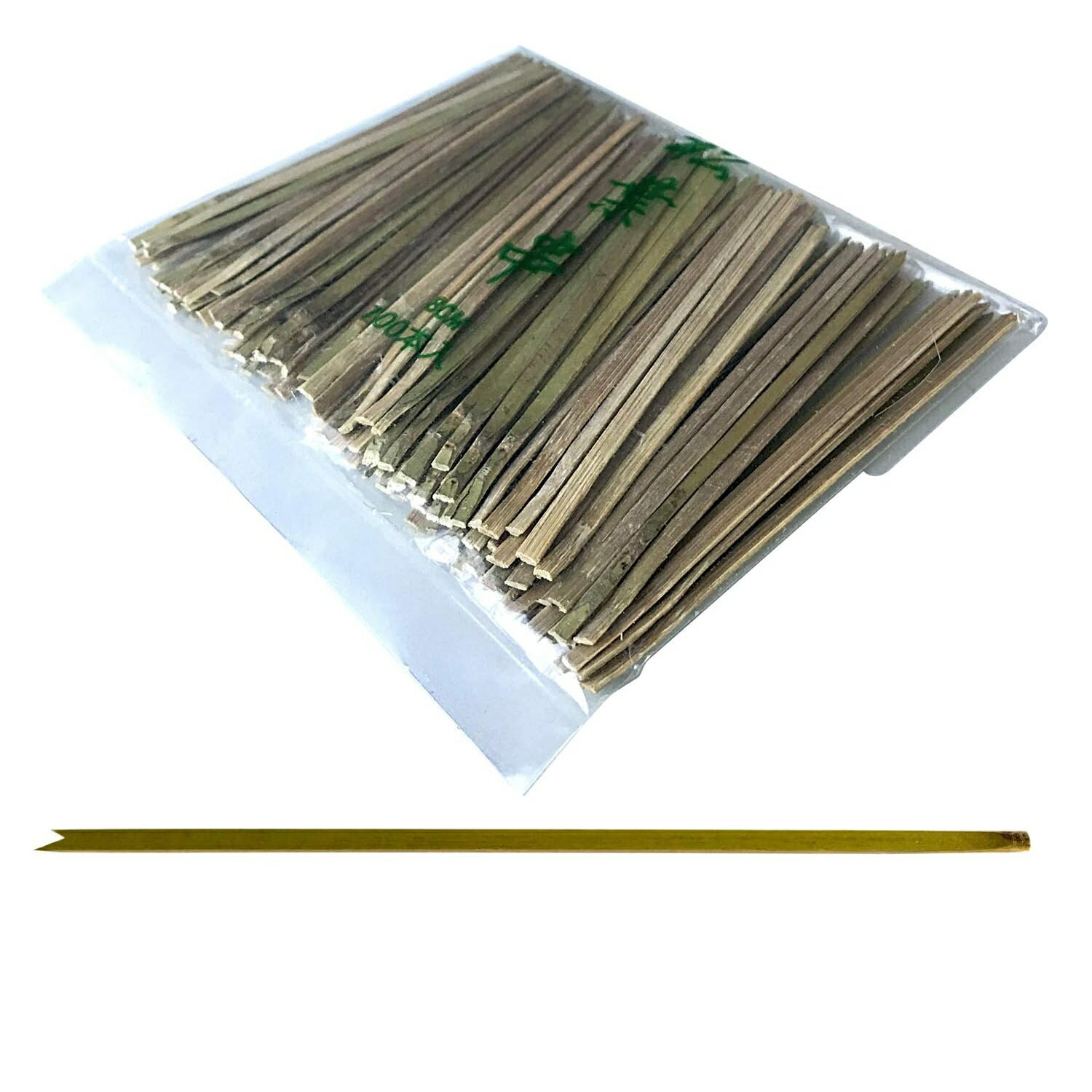 竹串 松葉串 並 8cm 500本（1袋100本入×5袋）＜業務用品　厨房　焼き鳥　串揚げ　和食 飲食店　居酒屋＞