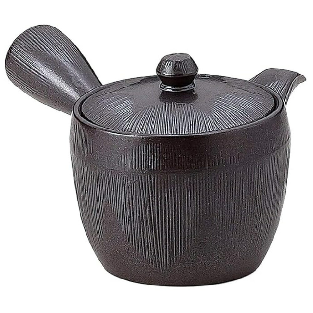 萬古焼 洙山陶苑 急須 2.0号 千筋急須 ようがん・370cc (丸網)