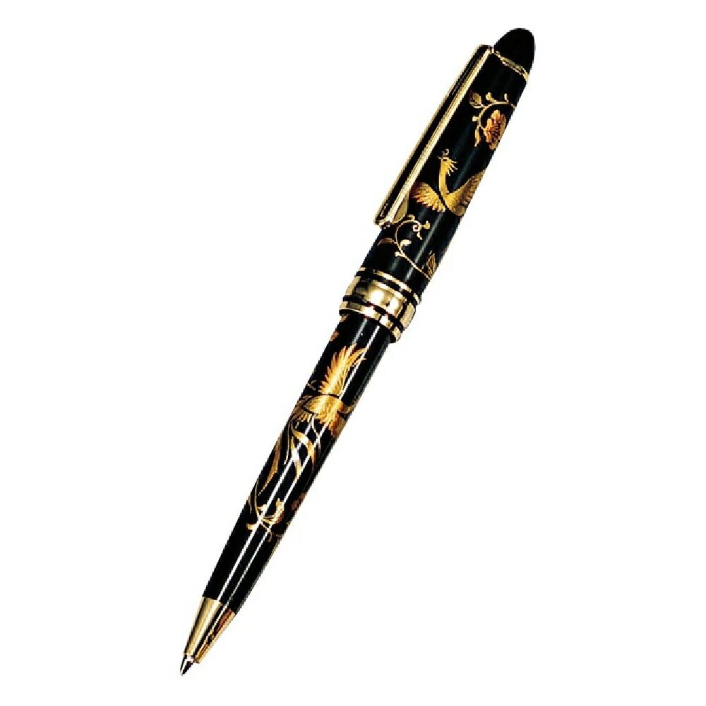 Rakuten - 山中漆器 山中塗 漆芸 ボールペン (黒)(鳳凰)
