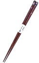 日本製 会津漆器 箸 天削 桜 スリ (漆・手描) サイズ: 22.5cm