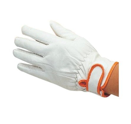 【10双セット販売】おたふく手袋 425　高級牛革製手袋　マジック　Lサイズ　革手袋