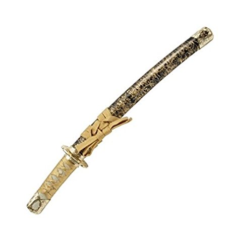 模造刀 NEU-025 懐剣シリーズ ミニ居合刀 金雲　全長 : 46cm 刃渡 : 29.5cm 柄長 : 12cm