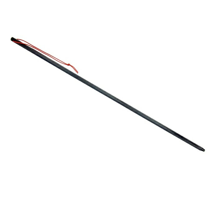 OK-2B 護身・鍛錬用 鬼の金棒 M ブラック 鋼鉄製六角2.2x100cm 3.4kg パラコード紐付