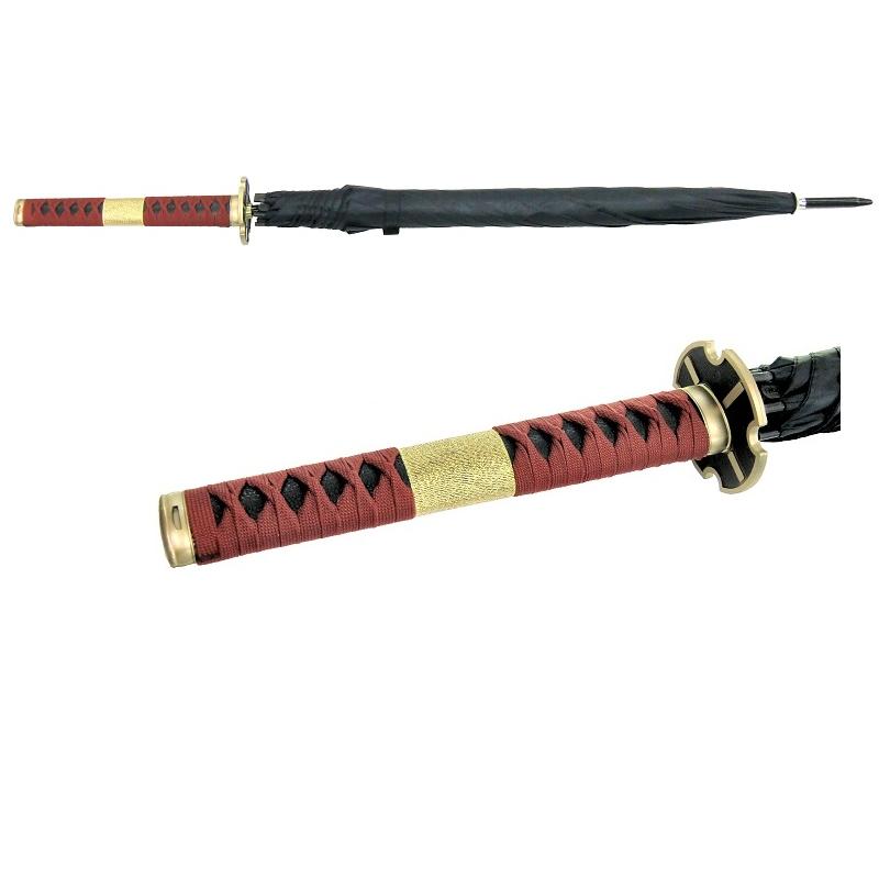 漫龍刀剣 コミック剣傘 V3601BK ZR-シリーズ サンダイキテツTYPE