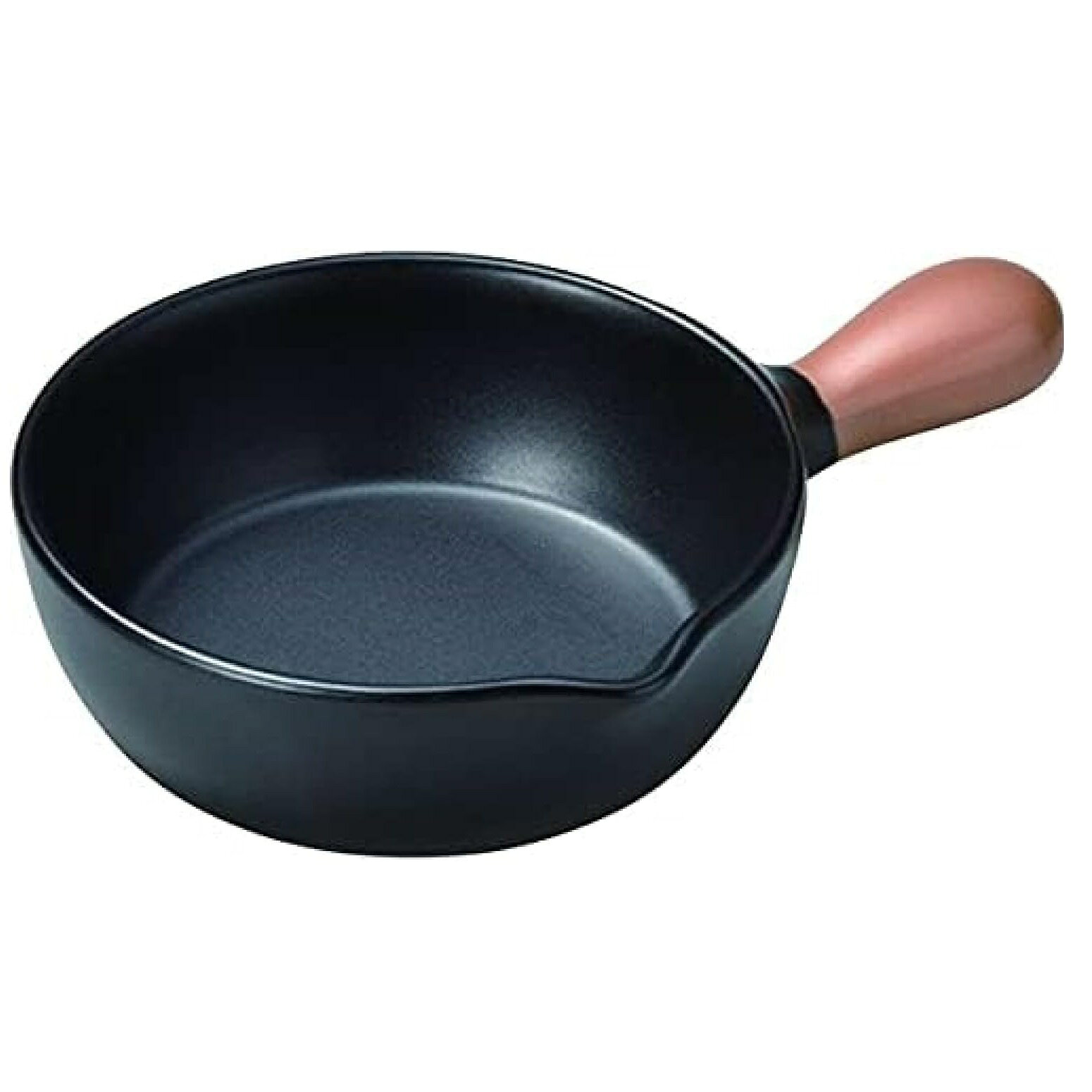 萬古焼 耐熱食器 ソースパン (ブラック/ナポリ) オーブン・電子レンジ・直火対応