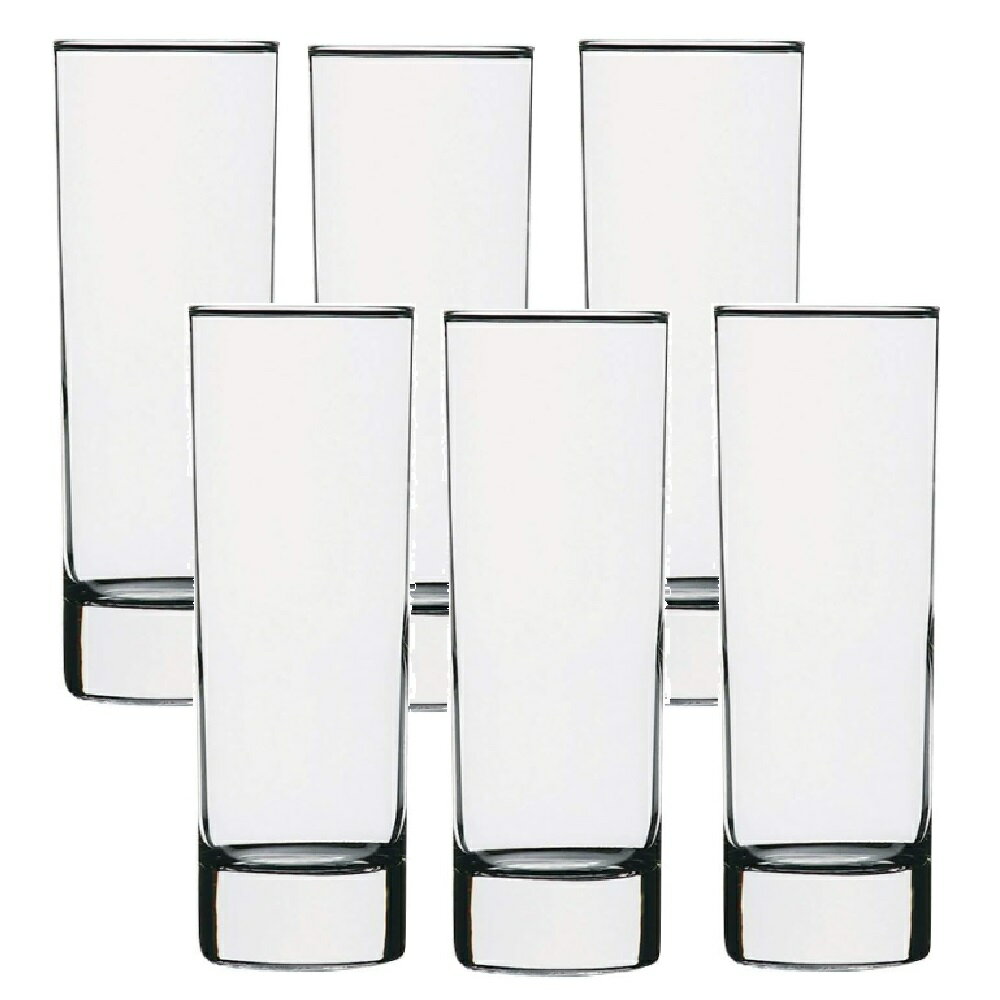 【6客組】Arc International （アルクインターナショナル）アイランド　220ゾンビー (220ml) タンブラーグラス