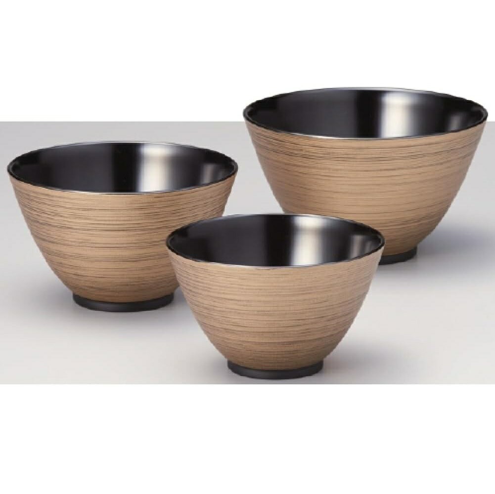 Rakuten - 越前漆器 越前塗り金刷毛 三つ組鉢 (食洗機・レンジ対応) (黒)