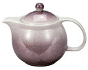 日本の伝統工芸品【九谷焼】ポット急須 銀彩 紫 網付 竜彩