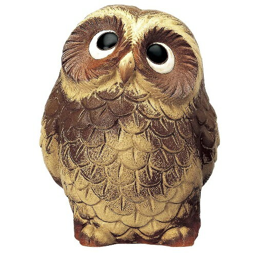 信楽焼　ふくろう(古代)6.5号