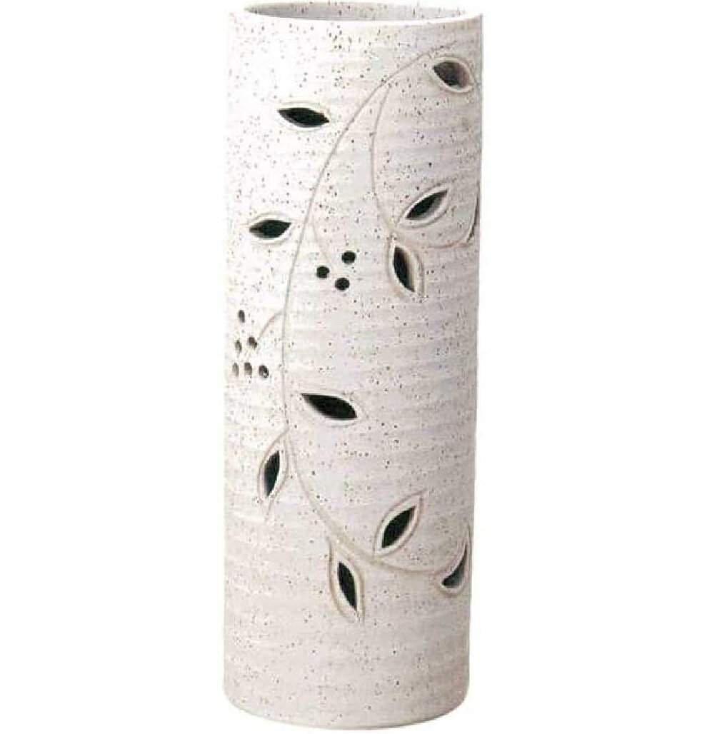 【信楽焼】花透し長傘立