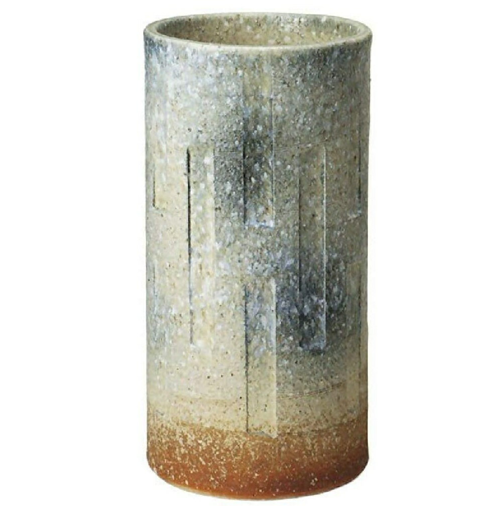 【信楽焼】窯変面取傘立