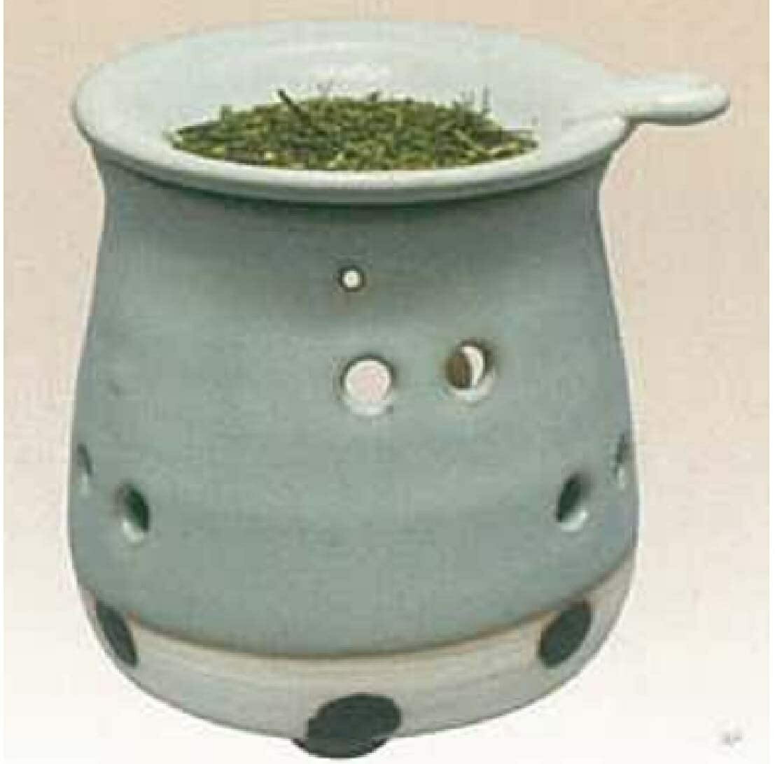 常滑焼 焜清作 茶香炉(アロマポット)青磁釉