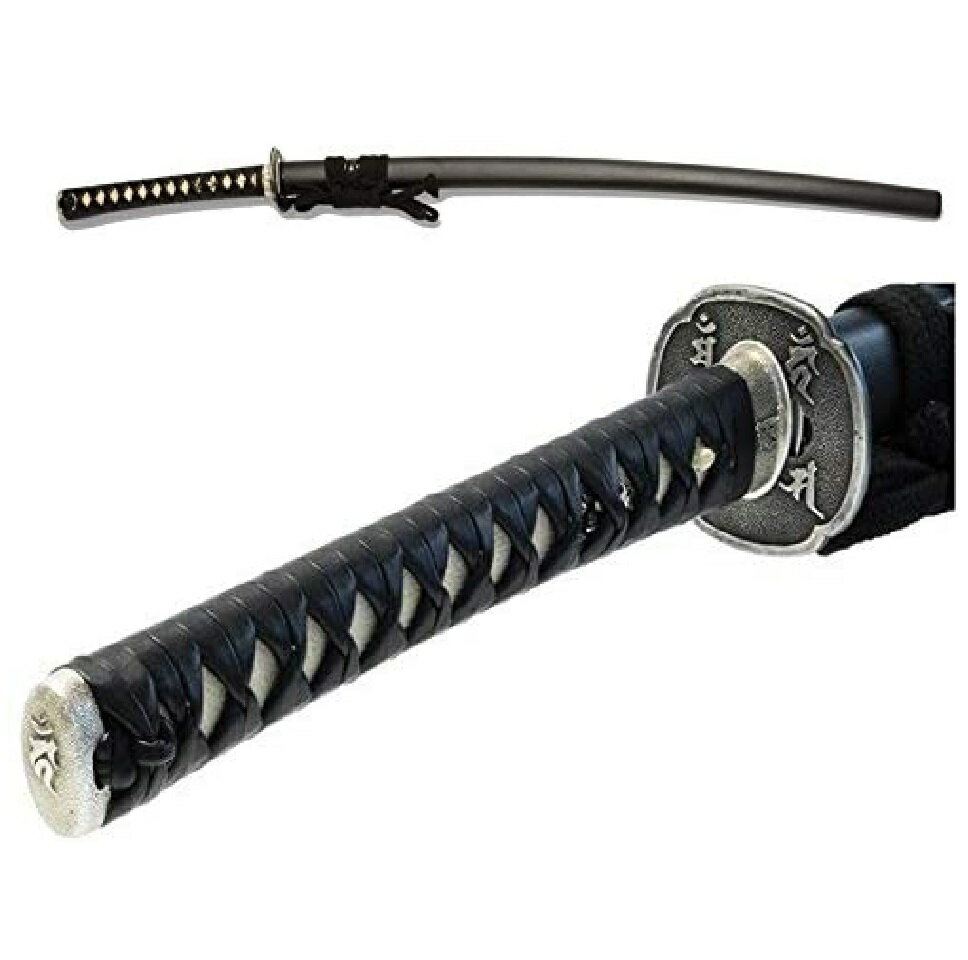 模造刀剣 ハバキに手彫りで梵字を施した本格派梵字拵 九字兼定 梵字拵