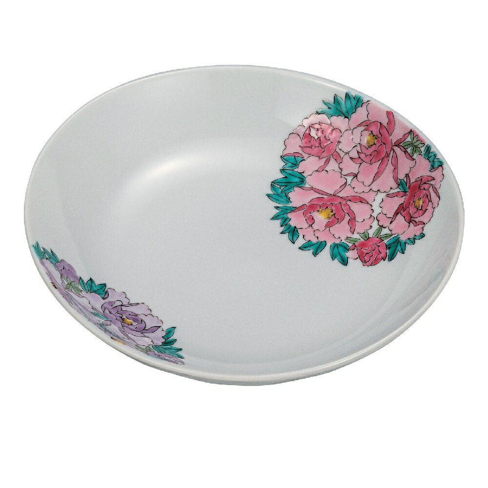 Rakuten - 日本の伝統工芸品【九谷焼】7号鉢 牡丹 新田智子