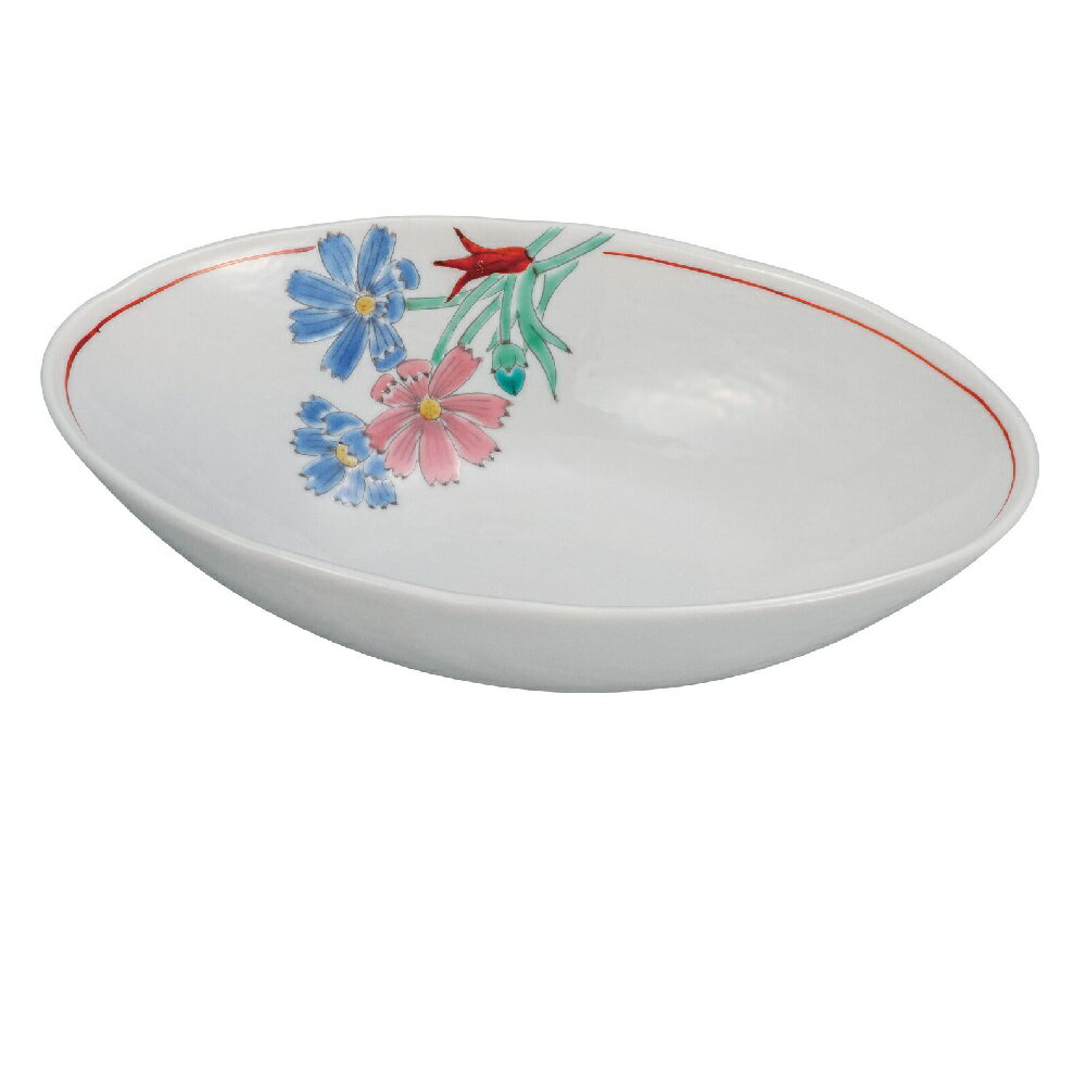 Rakuten - 日本の伝統工芸品【九谷焼】7号鉢 コスモス 大志窯