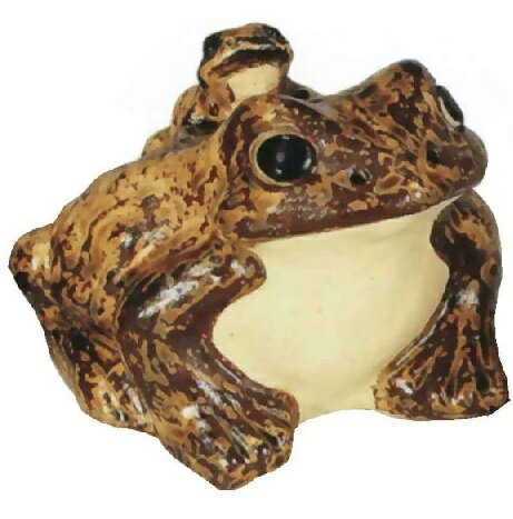 信楽焼　蛙（子1匹） 6号