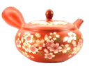 常滑焼 おーばる急須 晶窯 金桜 360ml