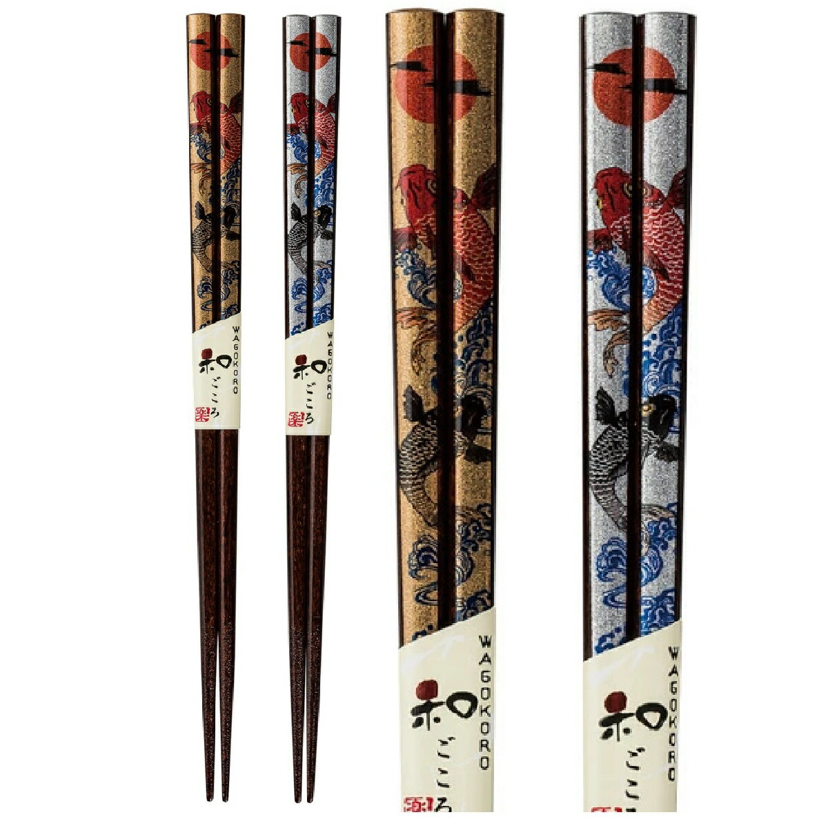 Rakuten - 山中漆器 木製 夫婦箸 滝のぼり
