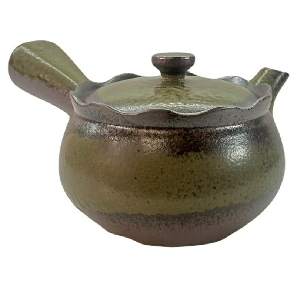 萬古焼急須 林風 フリル匠急須 330ml (丸網茶こし)