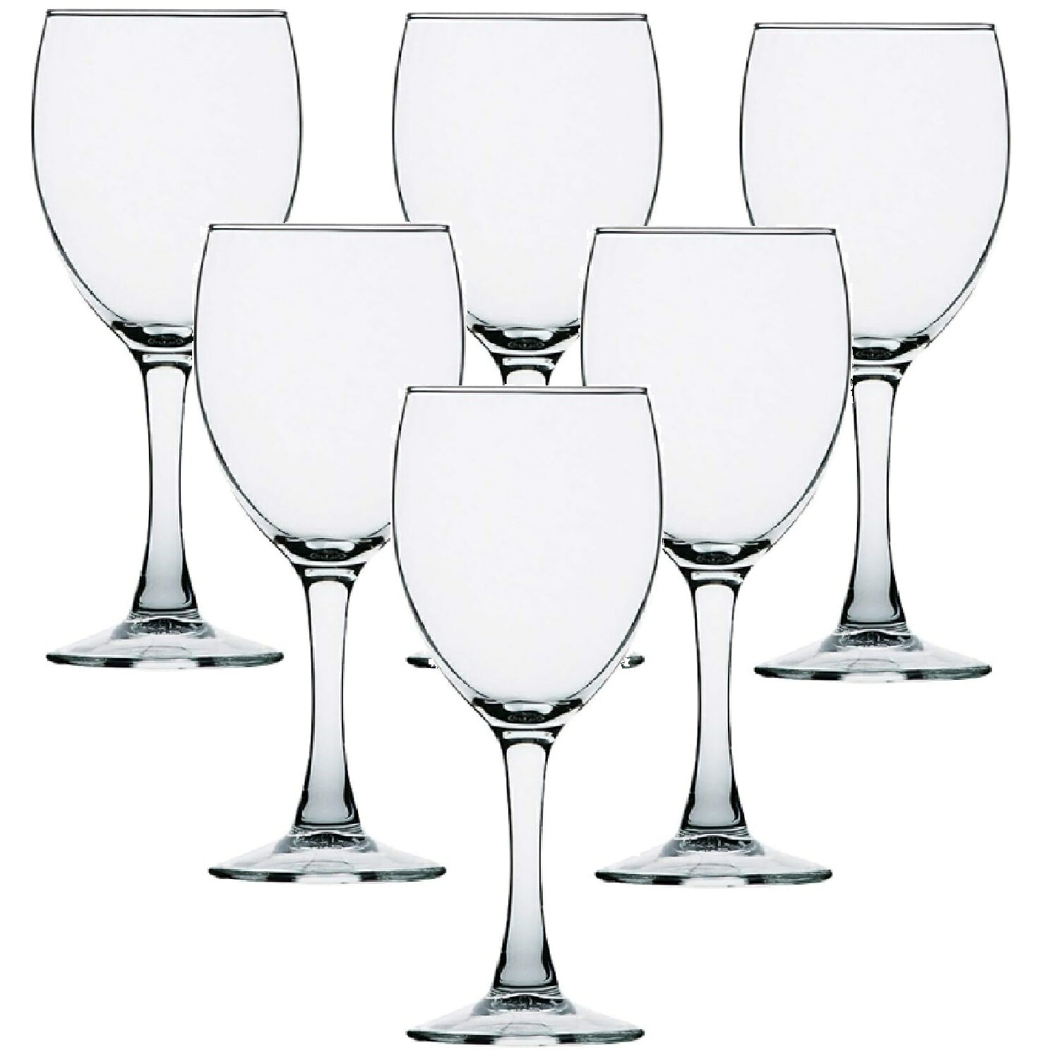 【6客組】Arc International(アルコロック) プリンセサ 31ワイン(310ml) ワイングラス