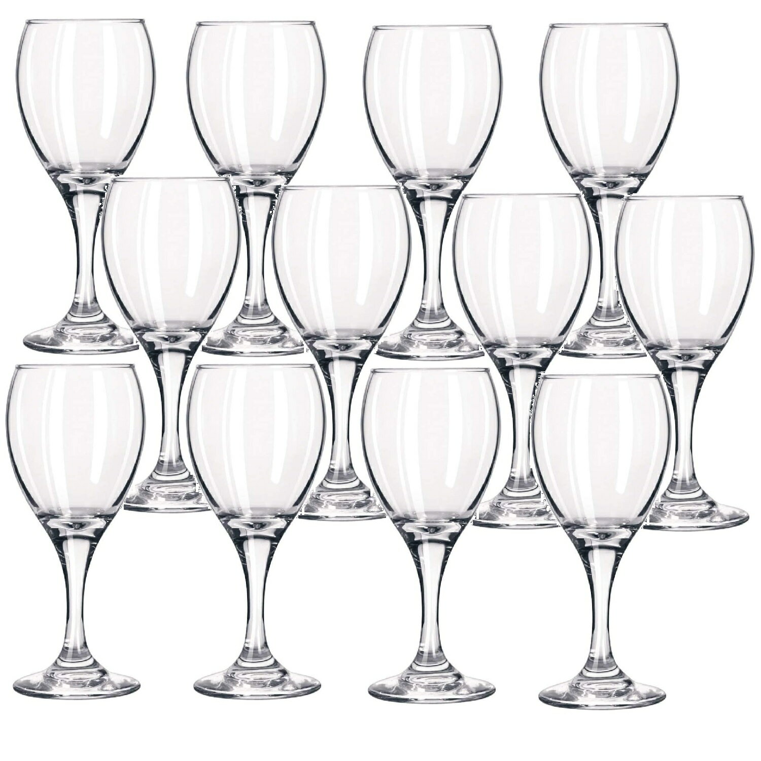 【12客組】Libbey(リビー) ティアドロップ 3966(192ml) ワイングラス