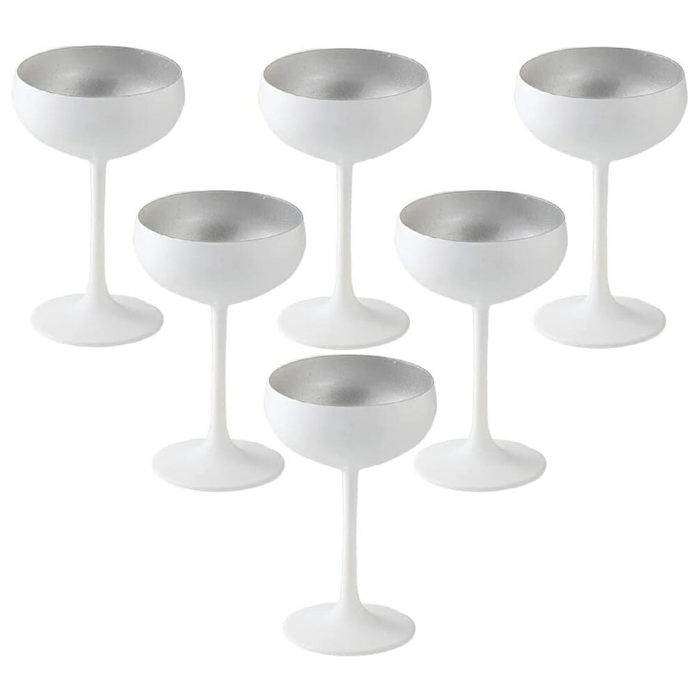 ��6���ȡ�Stolzle Lausitz�ʥ���ȥ�åĥ�˥����ԥå� �������� �ޥåȥۥ磻�� ����С� (230ml)�����ƥ륰�饹