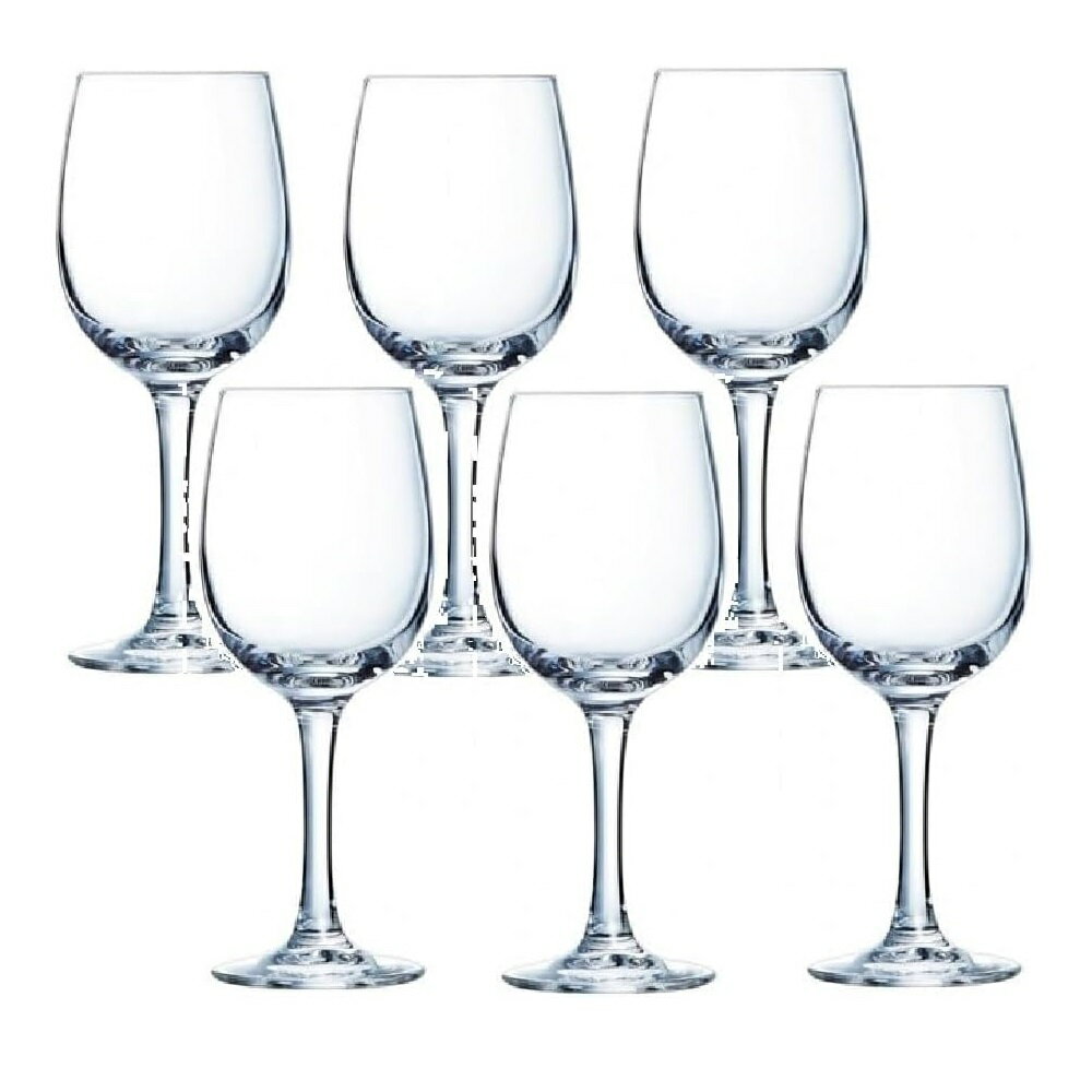 【6客組】Arc International(シェフ&ソムリエ)ChefandSommelier カベルネ チューリップ ワイン190(190ml) ワイングラス