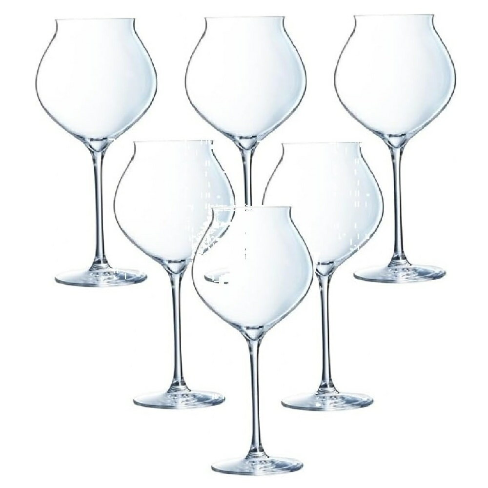 【6客組】Arc International(シェフ&ソムリエ)ChefandSommelier マカロンファッシネーション ワイン40(400ml) ワイングラス