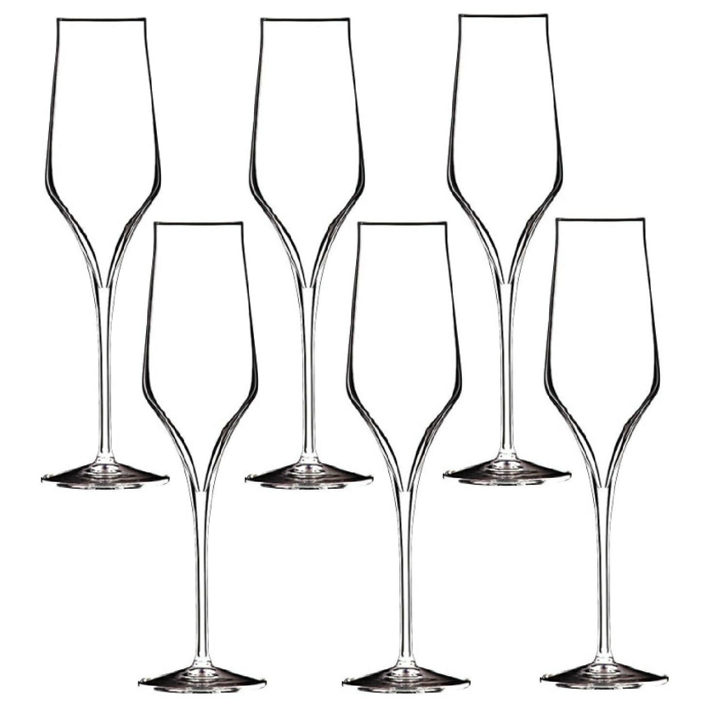 【6客組】bormioli luigi(ボルミオリルイジ) スプレーモ シャンパン (240ml)シャンパングラス