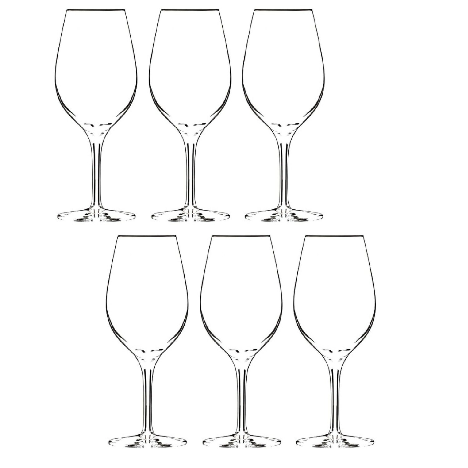 【6客組】Stolzle Lausitz（シュトルッツル）ユニバーサル 31 ワイン ワイングラス