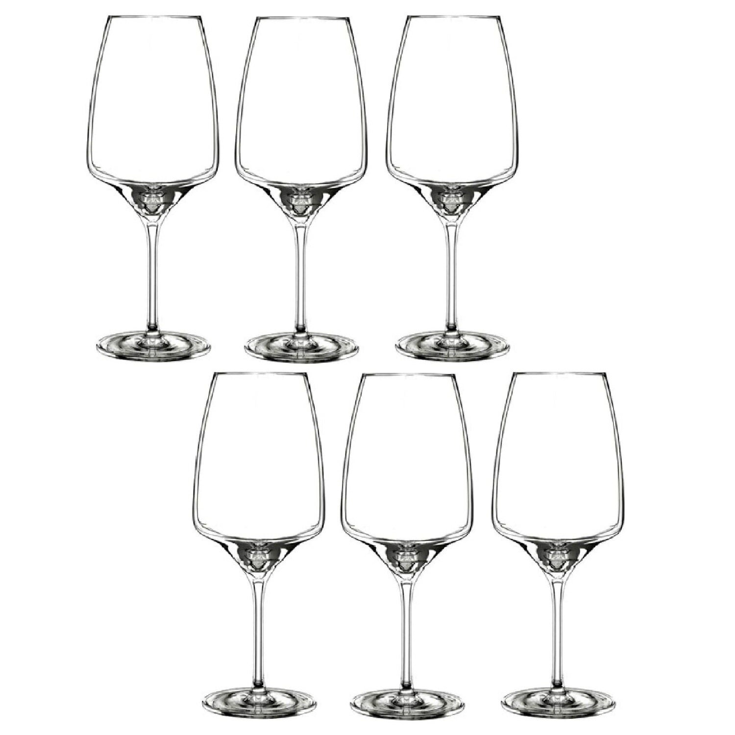 【6客組】Stolzle Lausitz（シュトルッツル）エクスペリエンス 35 ボルドー ワイングラス