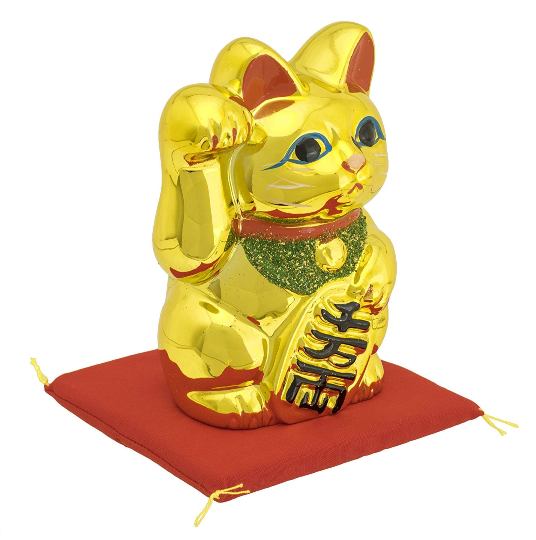 楽天市場】招き猫 常滑焼 金の通販