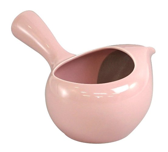乐天商城 - 美濃焼 茶葉の広がりが良く分かるちゃーみる(フタなし急須) 晶光作　ピンク　400ml
