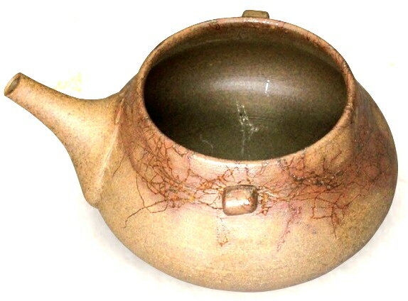 常滑焼　急須　焼き締め藻掛け湯冷まし 約270cc