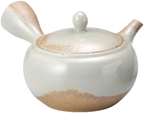 常滑焼　急須 一心窯　灰釉　420ml　さわやか茶こし