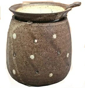 常滑焼 茶香炉(アロマポット) 焜清作「茶釉」