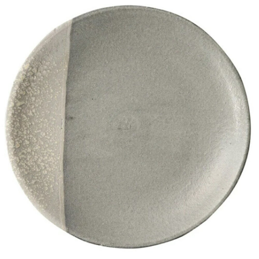 信楽焼 プレート Mingei (小町鼠) 20.5cm